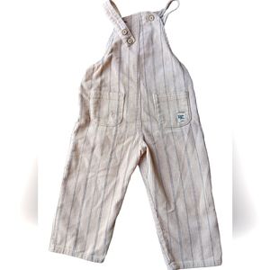 Zara, corduroy button up overalls, size 2-3 years